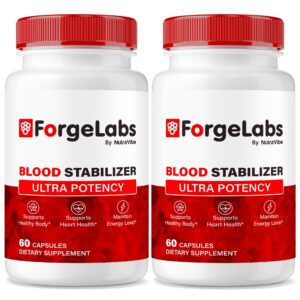 Paquete de ForgeLabs Blood Stabilizer con 120 cápsulas
