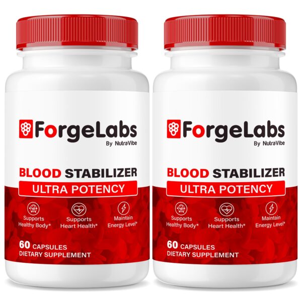 Paquete de ForgeLabs Blood Stabilizer con 120 cápsulas