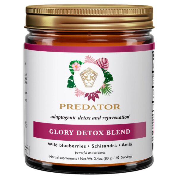 Mezcla detox The Predators Glory con bayas adaptógenas naturales