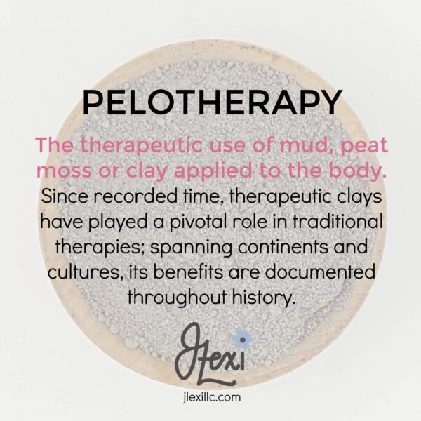 Envase barro detox para baño con minerales naturales J. Lexi