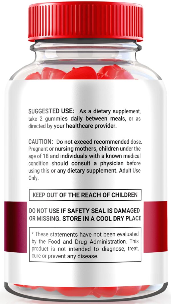 Detalle gomitas Ace Keto con vinagre de manzana