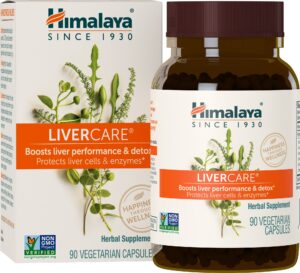 Suplemento Himalaya LiverCare para salud hepática y limpieza