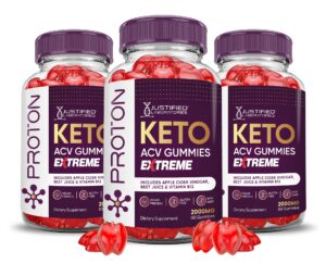 Proton Keto Gomitas ACV Extreme 2000mg paquete 3