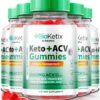 Paquete de gomitas Bioketix Keto ACV para pérdida de peso