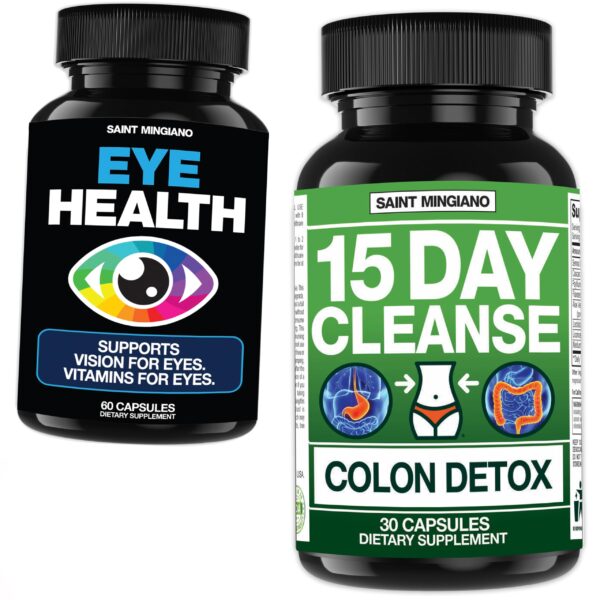 Vista frontal de Saint Mingiano 15 días colon detox