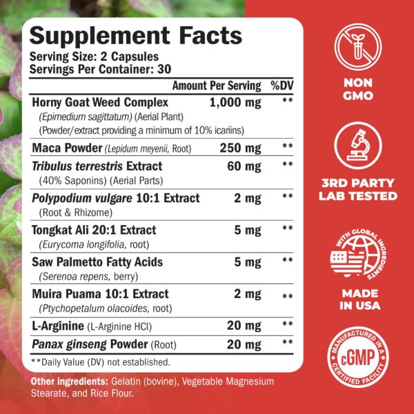 Fórmula avanzada para desintoxicación y vitalidad masculina