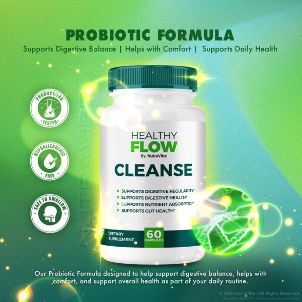 Detalle del empaque 3 pack Healthy Flow Cleanse