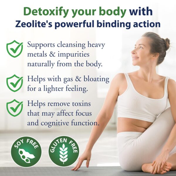Polvo de zeolita ultrafino para detox y salud digestiva Heiltropfen