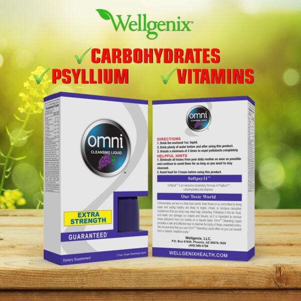 Caja bebida detox wellgenix omni 1 onza