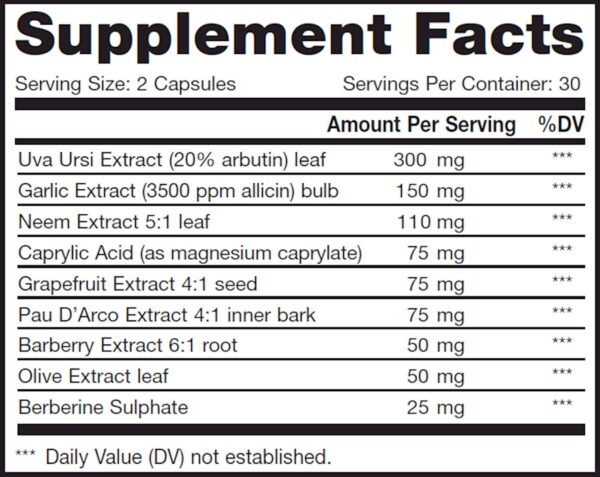 Kit de cápsulas vegetales y tintura Renew Life Candismart