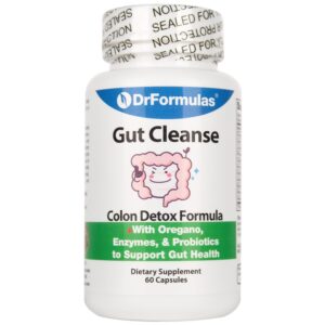 DrFormulas Gut Cleanse cápsulas para limpieza intestinal