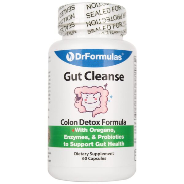 DrFormulas Gut Cleanse cápsulas para limpieza intestinal