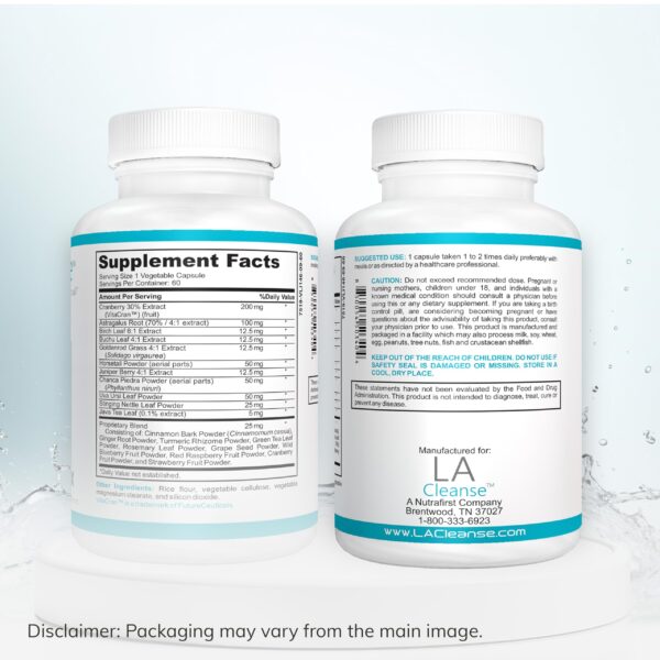 Cápsulas limpieza renal con extracto de arándano y astrágalo