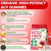 Gomitas keto sin azúcar para apoyo digestivo y energía