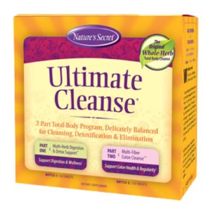 Paquete Nature's Secret Ultimate Cleanse detox total cuerpo frontal