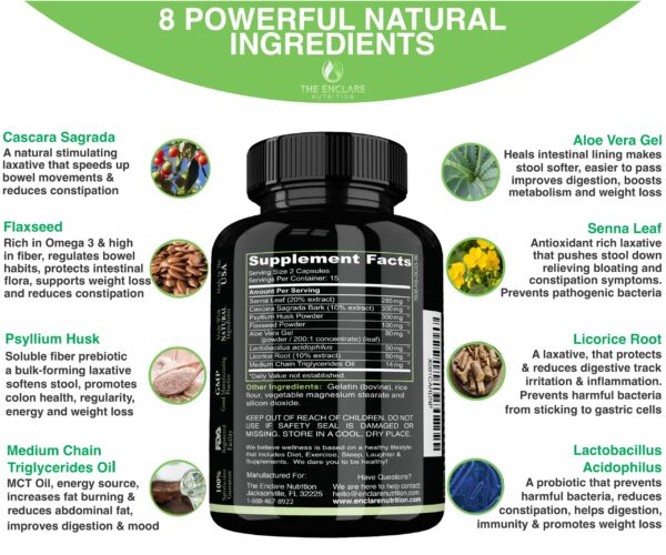 Detox natural para colon y apoyo inmunológico de alta calidad