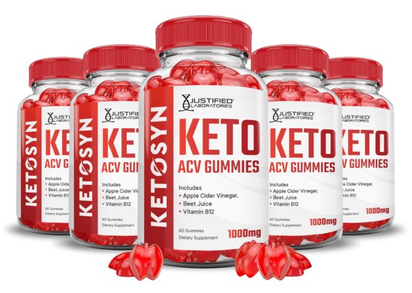 Ketosyn Keto ACV gummies vinagre sidra manzana 1000mg