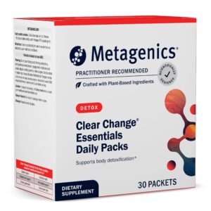 Paquete Metagenics Clear Change suplementos diarios 30 paquetes