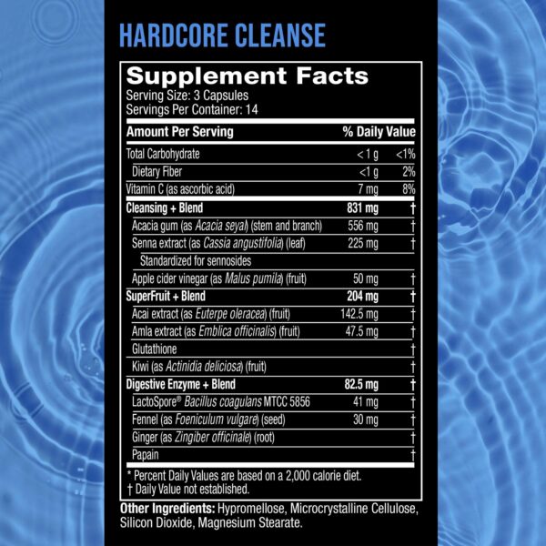 Hydroxycut limpieza corporal con probióticos y enzimas digestivas