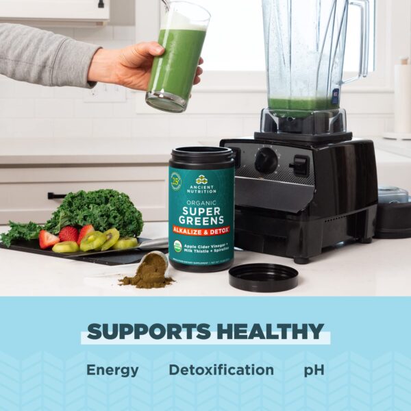 Beneficios Supergreens polvo detox y alcalinizante