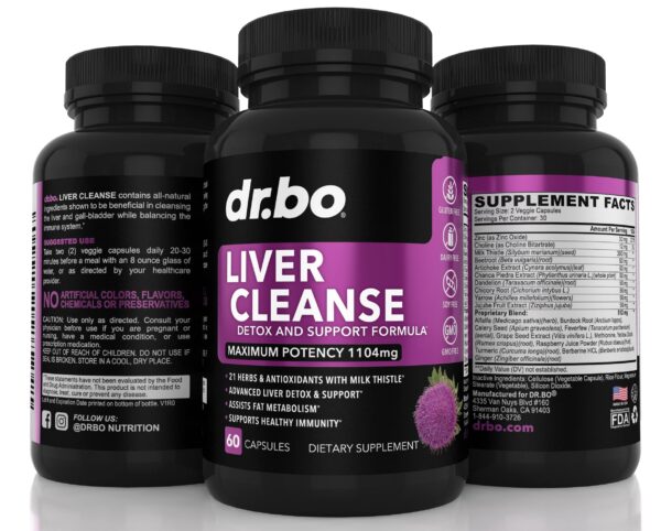 Empaque carbón activado para detox y limpieza hepática