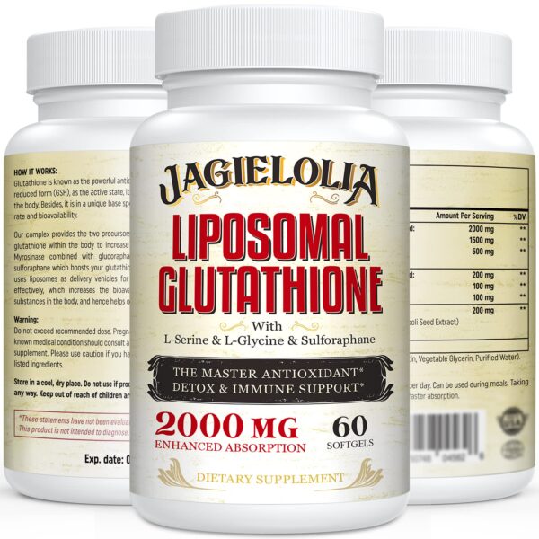 Jagielolia Liposomal Glutathione botella frontal