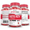Envase de Keto Rush Keto ACV gomitas Extreme 2000MG