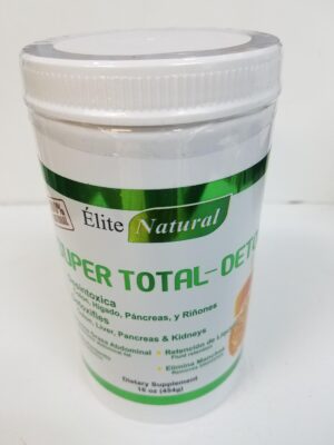 Polvo Super Total-Detox para eliminación de grasa abdominal