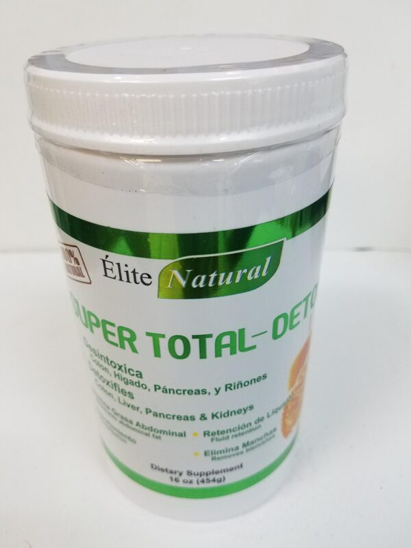 Polvo Super Total-Detox para eliminación de grasa abdominal