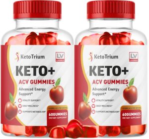 Paquete de 2 gomitas Keto Trium ACV para pérdida de peso