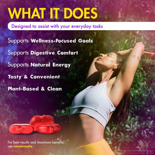 Gomitas VitaRenew presentación y textura