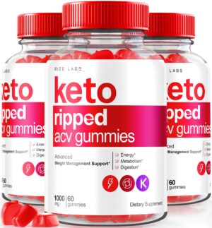 rize labs Keto Ripped ACV gomitas apoyo avanzado perdida peso