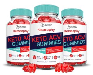 Ketosophy Keto ACV gomitas 3 paquetes 180 unidades Ketosophy Keto ACV gomitas 3 paquetes 180 unidades