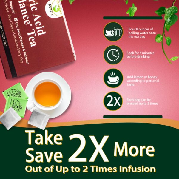 Té AuKrLr para adultos con malestar en tobillos y dedos