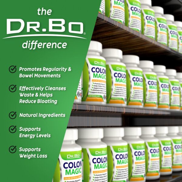 Cápsulas detox limpieza intestinal DR. BO pack 30