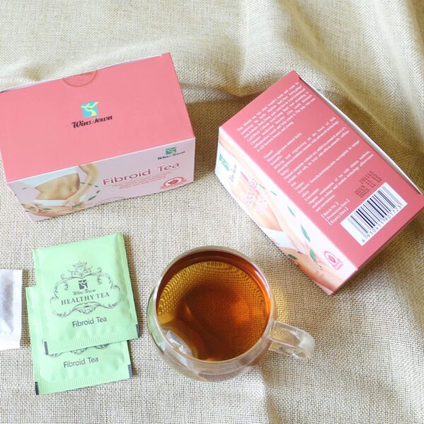 té Wins Town presentación caja para salud uterina y antienvejecimiento