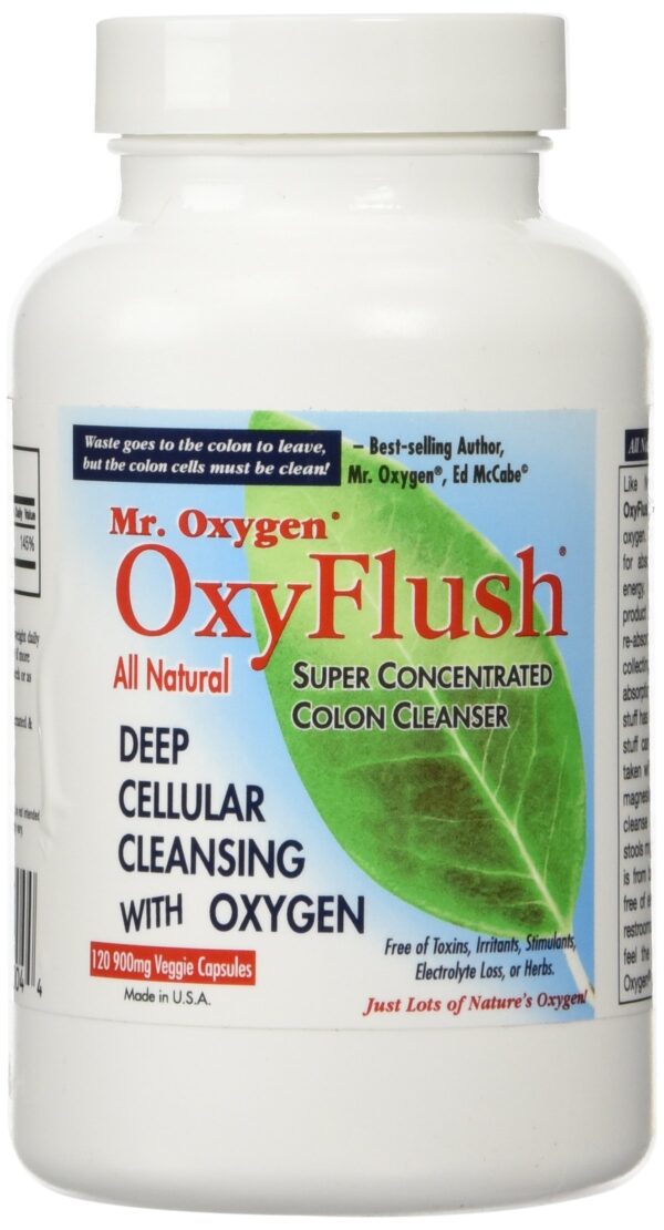 Mr Oxygen OxyFlush limpiador colon concentrado 120 cápsulas Mr Oxygen OxyFlush limpiador colon concentrado 120 cápsulas