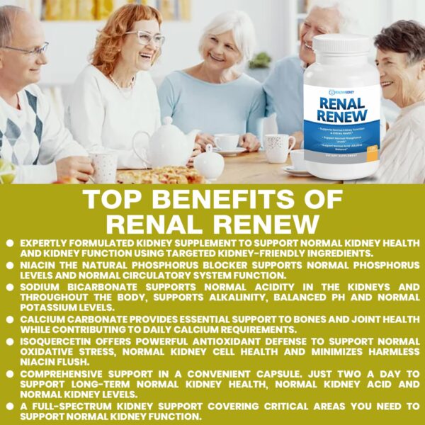 Renal Renew apoyo alcalino y salud ósea para riñones fuertes Renal Renew apoyo alcalino y salud ósea para riñones fuertes