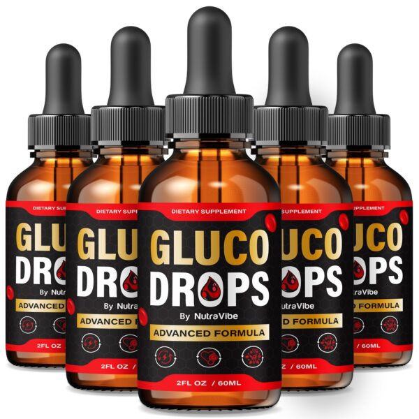 Frasco de Gluco Drops nutravibe front