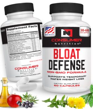 Píldoras diuréticas para retención de líquidos 60 cápsulas