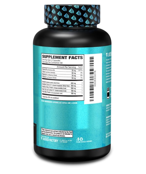 Vista cercana de cápsulas diuréticas Dry-XT