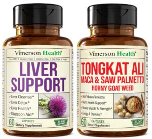 Suplemento para detox hepático y vitalidad masculina Vimerson Health