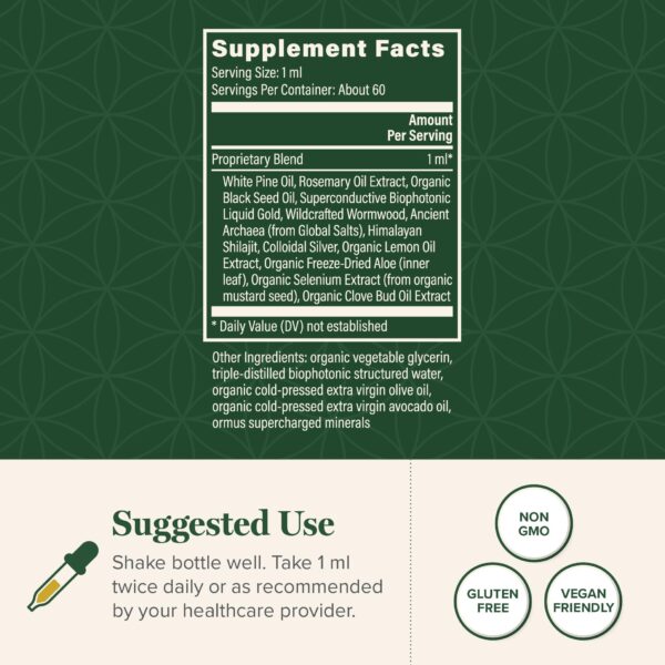 Suplemento Paratrex II para función inmunológica y desintoxicación