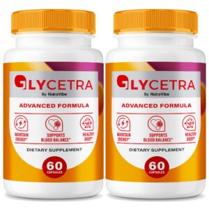 Glycetra NutraVibe botella y etiqueta Glycetra NutraVibe botella y etiqueta