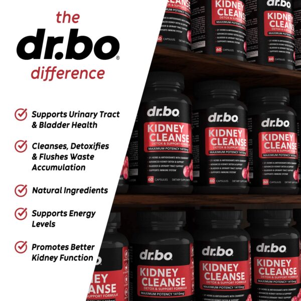Ingredientes naturales en suplemento limpieza renal Dr. BO