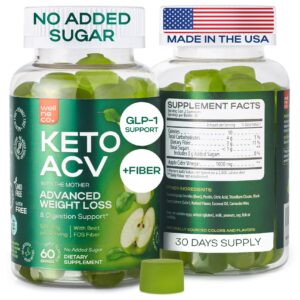Frente del envase Wellneco Keto ACV Gummies