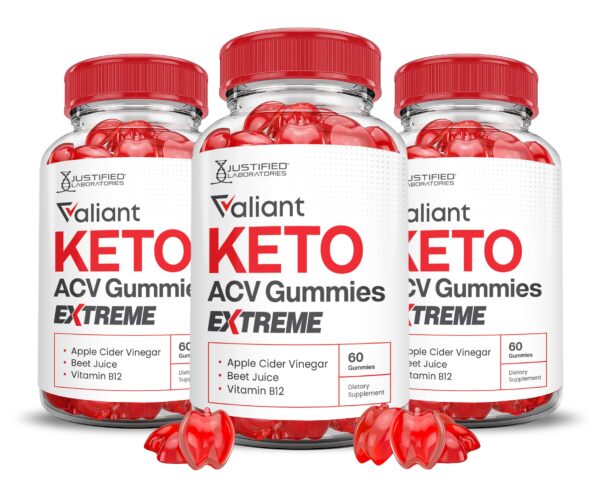 Valiant Keto ACV Gummies gominolas veganas con vinagre de manzana