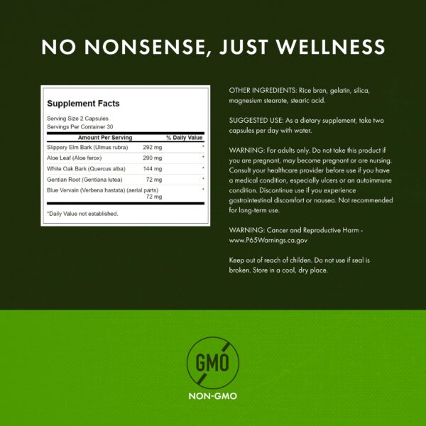 Etiqueta frontal Swanson Colon Helper