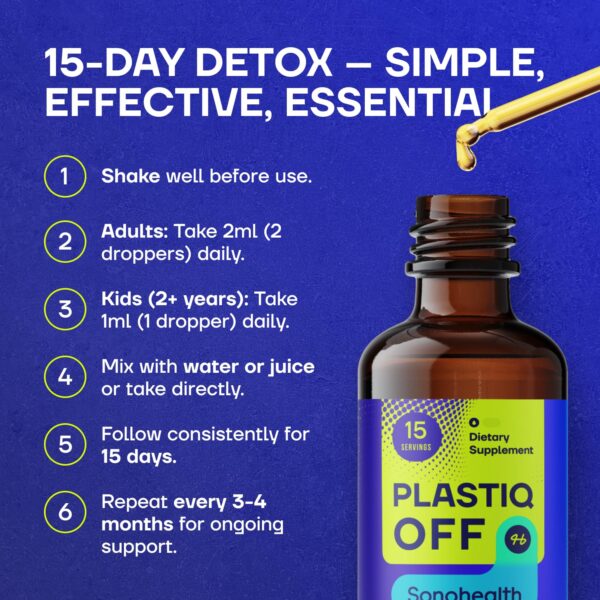 Envase Plastiq Off Zeolite apoyo limpiador y detox