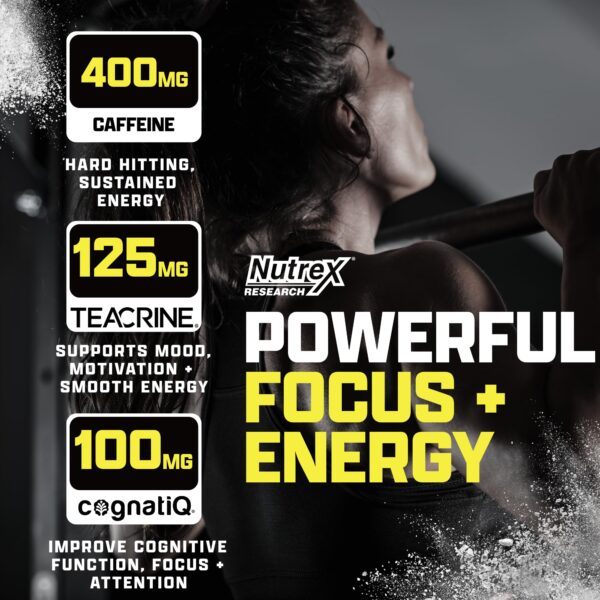 Etiqueta detallada de Outlift Amped Blueberry Lemonade